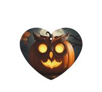 Owl Pumpkin Happy Halloween Printing 10 Pcs Car Air Freshener Hanging Sheets Scented Hanging Sheets With Rope For Home