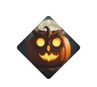 Owl Pumpkin Happy Halloween Printing 10 Pcs Car Air Freshener Hanging Sheets Scented Hanging Sheets With Rope For Home