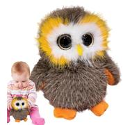 Owl Puppet - Cute Big-Eyed Stuffed Owl Soft Stuffed Animal - Comfortable Small Stuffed Animals, Owl Decorations for Kids Home, Family, Friends, Sleep