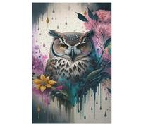 Owl Puzzles 1000 Pieces Wooden Jigsaw Puzzle for Adults Brain Exercise Challenge Game Gift for Kids Children Jigsaws （78×53cm）