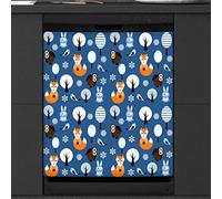 Owl Rabbit Fox Bird Dishwasher Magnetic Cover Kitchen Decor Forest Animals Front Dishwasher Refrigerator Magnetic Cover Sticker Appliance Decorative Cover 23 x 26 Inches