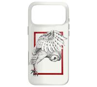 Owl Red Frame Tattoo Aesthetic Dotwork Case for iPhone 17 Pro Max
