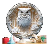 Owl Shaped Brain Teaser - Intricate Wooden, Artistic 3d Challenge, Complex Precision Cut Games | Premium Jigsaw Craft Activity, Decorative Puzzles Display Piece, Detailed Hand-Cut Gift