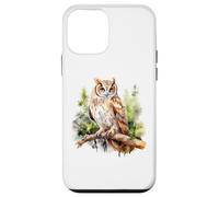 Owl Shirt Great Horned Owl Bird Ornithology Case for iPhone 12 mini
