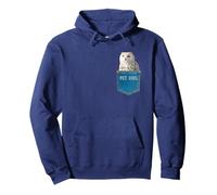 Owl Shirt Snowy Owl Pocket Pet Owl Pullover Hoodie