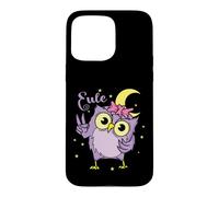 Owl Sleep Type Night Active Moon Asterisk Women Case for iPhone 15 Pro Max