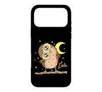 Owl sleeping Type Night active Moon with Stars Case for iPhone 17 Pro Max