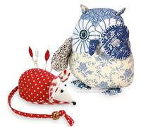 Owl Soft Toy & Mouse Pincushion Sewing Patterns, Handmade Stuffed Animals