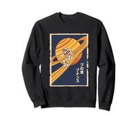 Owl Space Saturn Ring Surfer Astronaut Japanese Sweatshirt