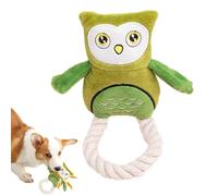 Owl Squeak Dog Toy - Plush Cotton Rope, Owl Sound Toy | Strong Durable Dog Chew Toys, Cute Dog Toy Which,