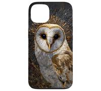 Owl Stained Glass Mosaic Animal Forestcore Vintage Aesthetic Case for iPhone 13