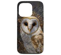 Owl Stained Glass Mosaic Animal Forestcore Vintage Aesthetic Case for iPhone 13 Pro