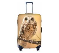 Owl Standing On The Tree Luggage Cover Suitcase Trolley Case Protector Elastic Washable Anti Scratch Fit 18-32 Inch