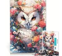 Owl The Wise One 1000 Piece Jigsaw Puzzles for Teenagers Jigsaw Memory Lift Light Relax Image Assembly (38x26cm)