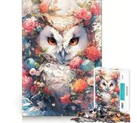 Owl The Wise One Jigsaw Puzzles 1000 Pieces for Teenagers Recall Boost Serene Time Smooth Cut Elegant Gift (50x75cm)