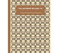 Owl-Themed Kids’ Notebook | Wide Ruled Journal for Writing, Drawing & School Notes | 7.5” x 9.25”, 100 Pages: Cute Owl Design Notebook for Kids | Perfect for School, Journaling, and Creative Writing