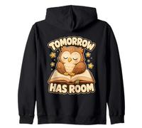 Owl Tomorrow Has Room Zip Hoodie