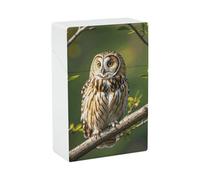 Owl Tree Branches Cigarette Case Portable Novelty Cigarette Packing Box Crush Proof Waterproof Cigarette Box Novelty Gifts for Friend