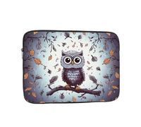 Owl Tree Branches Laptop Sleeve for Women Men, 10 Inch Waterproof Laptop Bag Lightweight Notebook Computer Cover Bag