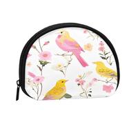 Owl Tree Branches Minis Storage Bag Shell Wallet Small Coin Purse with Minis with Zipper Change Purse for Coin Keys You Can Also Store Any Small Objects You Want