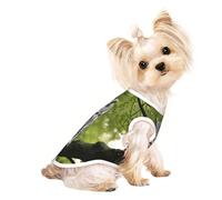 Owl Tree Branches Print Pet T-Shirt, Sleeveless Pullover Vest For Small Puppy Kitten Indoor Outdoor Wear
