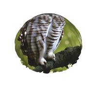 Owl Tree Branches Print Shower Cap, Shower Cap for Women Reusable, Waterproof Bath Cap,Quick Drying Bath Hair Cap
