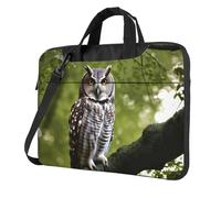Owl Tree Branches Print Ultra-Thin Portable Laptop Bag Stylish Women Men Briefcase Office Commute Travel