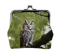 Owl Tree Branches wallets for women,coin purse for women,small womens wallet,suitable for women,stylish and personalized, Black, One Size, Art Deco