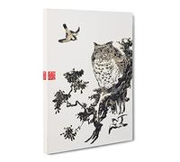 Owl & Two Swallows By Utagawa Toyohiro Canvas Print | Gallery Wrapped 30mm Frame Wall Art | 30x20 inches | Ready to Hang | Asian Animals Picture | Living Room Bedroom Lounge Office
