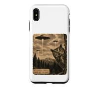 Owl UFO Evidence Photo Funny Vintage Strange Sighting Case for iPhone XS Max