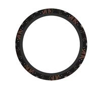 Owl Under The Starry Sky Steering Wheel Protective Cover (15 inches), Soft, Breathable and Durable, Suitable for Sports Cars and Cars