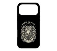 Owl Watching Waiting Floral Moon Case for iPhone 17 Pro Max