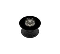 Owl Watching Waiting Floral Moon PopSockets Adhesive PopGrip