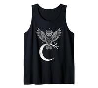 Owl Wisdom of The Night Flapping Wings Branch Tank Top