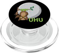 Owl With Moon PopSockets PopGrip for MagSafe