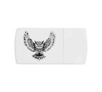 'Owl with Wings Spread ' Pill Box with Tablet Splitter (PI00034442)