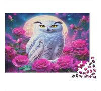 Owl Year in Pictures 1000 Piece with High Definition Print Jigsaw Puzzles As An Ultra Difficult Puzzle for Travel Jigsaw Puzzle 38x26cm/1000pcs