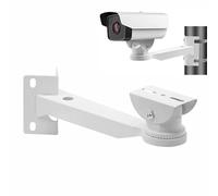 OwlCat Universal Indoor Outdoor Wall Mount CCTV Security Camera Mounting Bracket Pole Mount Right Angle 90 Degree CCTV Surveillance Camera Stand, White, Length: 310mm,Width: 83mm,Height: 107mm, BR360