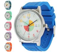 OWLCONIC Kids Watch - Analog Watches for Kids - Girls & Boys Watches Ages 7-10, Watches for Kids 8-12, Kids Analog Watch Telling Time Teaching Tool, Gift Watches for Girls and Boys, Blue, Classic