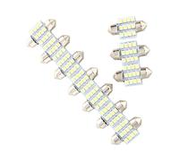 OWLEEN 10 x White 12 SMD LED Festoon Interior Dome Bulb Light 31mm