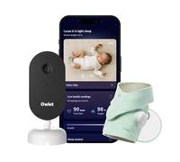 Owlet Dream Duo 3 Smart Baby Monitor System, Dream Sock + 2K HD Camera