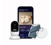 Owlet Dream Duo Smart Baby Monitor Gen1 Blue, FDA-Cleared Dream Sock plus Owlet Cam 2, Tracks and Notifies for Pulse Rate and Oxygen while viewing Baby in 1080p HD WiFi Video