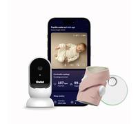 Owlet Dream Duo Smart Baby Monitor Gen1 Rose, FDA-Cleared Dream Sock plus Owlet Cam 2, Tracks and Notifies for Pulse Rate and Oxygen while viewing Baby in 1080p HD WiFi Video