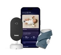Owlet Dream Duo Sock & Sight 2K HD Smart Baby Monitor - Blue