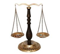 Owlgift Lawyer Scale of Justice £¬Metal Libra Jewelry Display Tray Cosmetic Organizer Storage, Farmhouse Candleholder, Legal, Office and Lawyer Gift ¨C Bronze