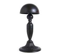 Owlgift Vintage Style Dome Shape Removable Metal Hat Rack, Cap, Wig Storage Holder Display Stand, Black (1pc)