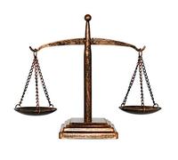 OwlGift Vintage Style Small Metal Libra Jewelry Towers, Display Tray Cosmetic Organizer Storage, Lawyer Scale of Justice, Farmhouse Candleholder - Bronze
