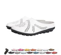 Owlkay Shoes for Women,Owlkay Orthopedic Shoes,Owlkay Casual All-Match Hollow SlippersOwlkay Shoes for Women Slip Ons (White,39)