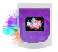 OWLKELA 100g (3.5 oz) Glitter Mica Powder - Pigment Cosmetic Epoxy Resin Dye for Soap/Candle Making, Epoxy Resin Art, Acrylic Nail Paint, Bath Bombs, Fine Arts, Lip Gloss - 10 Color Available - Purple