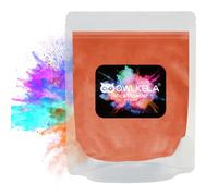 OWLKELA 100g (3.5 oz) Glitter Mica Powder - Pigment Cosmetic Epoxy Resin Dye for Soap/Candle Making, Epoxy Resin Art, Acrylic Nail Paint, Bath Bombs, Fine Arts, Lip Gloss - 10 Color Available - Orange
